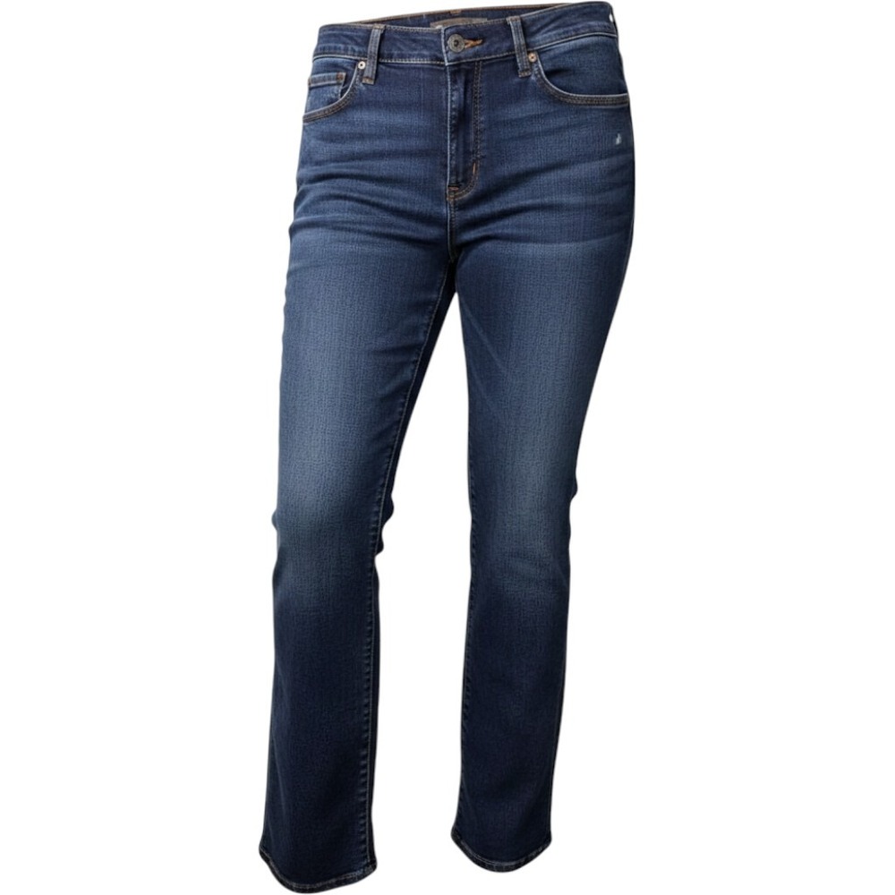 Levis 515 Boot Cut Jeans Womens 14 L/C Dark Wash Stretch Denim‎ Blue